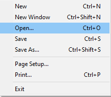 Notepad test
